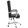 Black synthetic leather reclining office chair by vidaXL, Office chairs - Ref: Foro24-349653, Price: 89,65 €, Discount: %