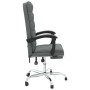 Silla de oficina reclinable de tela gris oscuro de vidaXL, Sillas de oficina - Ref: Foro24-349648, Precio: 86,99 €, Descuento: %