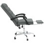 Silla de oficina reclinable de tela gris oscuro de vidaXL, Sillas de oficina - Ref: Foro24-349648, Precio: 86,99 €, Descuento: %