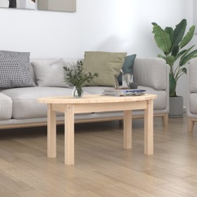 Mesa de centro de madera maciza de pino 80x40x35 cm de vidaXL, Mesas de centro - Ref: Foro24-822347, Precio: 38,99 €, Descuen...