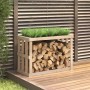 Outdoor firewood holder solid pine wood 108x52x74 cm by vidaXL, Firewood bags and holders - Ref: Foro24-822631, Price: 78,11 ...