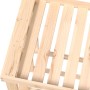 Outdoor firewood holder solid pine wood 108x52x74 cm by vidaXL, Firewood bags and holders - Ref: Foro24-822631, Price: 78,11 ...