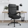 Silla de oficina reclinable masaje cuero sintético negro de vidaXL, Sillas de oficina - Ref: Foro24-349727, Precio: 114,48 €,...