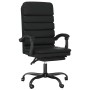 Silla de oficina reclinable masaje cuero sintético negro de vidaXL, Sillas de oficina - Ref: Foro24-349727, Precio: 114,48 €,...