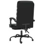 Silla de oficina reclinable masaje cuero sintético negro de vidaXL, Sillas de oficina - Ref: Foro24-349727, Precio: 114,48 €,...