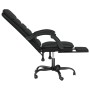 Silla de oficina reclinable masaje cuero sintético negro de vidaXL, Sillas de oficina - Ref: Foro24-349727, Precio: 114,48 €,...