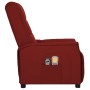 Sillón de masaje eléctrico cuero sintético rojo tinto de vidaXL, Sillones de masaje eléctricos - Ref: Foro24-3098609, Precio:...