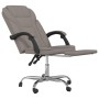 Silla de oficina reclinable de tela gris taupé de vidaXL, Sillas de oficina - Ref: Foro24-349693, Precio: 113,52 €, Descuento: %