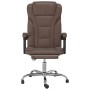 Silla de oficina reclinable cuero sintético marrón de vidaXL, Sillas de oficina - Ref: Foro24-349698, Precio: 89,15 €, Descue...