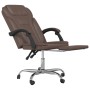 Silla de oficina reclinable cuero sintético marrón de vidaXL, Sillas de oficina - Ref: Foro24-349698, Precio: 89,15 €, Descue...