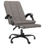 Silla de oficina reclinable de tela gris taupé de vidaXL, Sillas de oficina - Ref: Foro24-349713, Precio: 84,11 €, Descuento: %