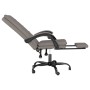 Silla de oficina reclinable de tela gris taupé de vidaXL, Sillas de oficina - Ref: Foro24-349713, Precio: 84,11 €, Descuento: %