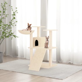 Katzenkratzbaum mit cremefarbenen Sisalstämmen, 83 cm von vidaXL, Katzenmöbel - Ref: Foro24-171651, Preis: 51,23 €, Rabatt: %