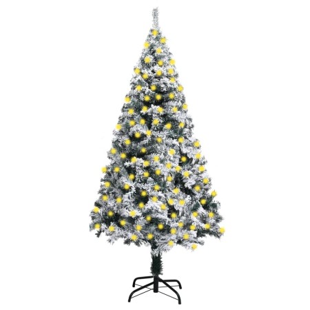 Green artificial Christmas tree with lights and snow 240 cm by vidaXL, Christmas trees - Ref: Foro24-3077769, Price: 207,30 €...