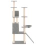 Cat scratching post with light gray sisal posts 154 cm by vidaXL, Cat furniture - Ref: Foro24-171691, Price: 65,57 €, Discoun...