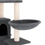 Rascador para gatos con postes de sisal gris oscuro 175 cm de vidaXL, Mobiliario para gatos - Ref: Foro24-171686, Precio: 85,...