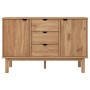 Aparador OTTA madera maciza pino 113,5x43x73 cm de vidaXL, Aparadores - Ref: Foro24-348591, Precio: 174,28 €, Descuento: %