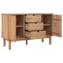 Aparador OTTA madera maciza pino 113,5x43x73 cm de vidaXL, Aparadores - Ref: Foro24-348591, Precio: 174,28 €, Descuento: %