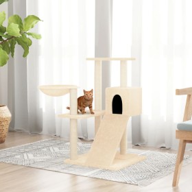 Cat scratching post with cream sisal posts 82 cm by vidaXL, Cat furniture - Ref: Foro24-171666, Price: 50,22 €, Discount: %