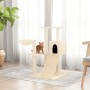 Rascador para gatos con postes de sisal color crema 82 cm de vidaXL, Mobiliario para gatos - Ref: Foro24-171666, Precio: 63,9...