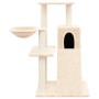 Rascador para gatos con postes de sisal color crema 82 cm de vidaXL, Mobiliario para gatos - Ref: Foro24-171666, Precio: 63,9...