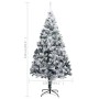 Grüner künstlicher Weihnachtsbaum mit Lichtern und Schnee 240 cm von vidaXL, Weihnachtsbäume - Ref: Foro24-3077769, Preis: 20...