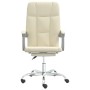 Cream synthetic leather reclining office chair by vidaXL, Office chairs - Ref: Foro24-349642, Price: 84,99 €, Discount: %