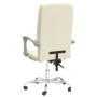 Cream synthetic leather reclining office chair by vidaXL, Office chairs - Ref: Foro24-349642, Price: 84,99 €, Discount: %