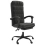 Silla de oficina reclinable terciopelo negro de vidaXL, Sillas de oficina - Ref: Foro24-349652, Precio: 119,99 €, Descuento: %