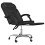 Silla de oficina reclinable cuero sintético negro de vidaXL, Sillas de oficina - Ref: Foro24-349697, Precio: 98,17 €, Descuen...