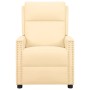 Sillón de masaje eléctrico cuero sintético crema de vidaXL, Sillones de masaje eléctricos - Ref: Foro24-3098488, Precio: 235,...