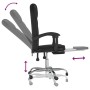 Silla de oficina reclinable cuero sintético negro de vidaXL, Sillas de oficina - Ref: Foro24-349697, Precio: 98,17 €, Descuen...