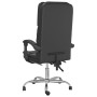 Black synthetic leather massage reclining office chair by vidaXL, Office chairs - Ref: Foro24-349677, Price: 128,93 €, Discou...