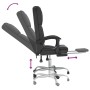 Silla de oficina reclinable masaje cuero sintético negro de vidaXL, Sillas de oficina - Ref: Foro24-349677, Precio: 130,72 €,...