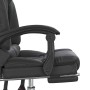 Silla de oficina reclinable masaje cuero sintético negro de vidaXL, Sillas de oficina - Ref: Foro24-349677, Precio: 130,72 €,...