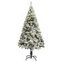 Künstlicher Weihnachtsbaum mit LEDs und grünem Schnee 210 cm von vidaXL, Weihnachtsbäume - Ref: Foro24-3077768, Preis: 130,49...