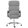 Silla de oficina reclinable de tela gris claro de vidaXL, Sillas de oficina - Ref: Foro24-349627, Precio: 140,97 €, Descuento: %