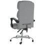 Silla de oficina reclinable de tela gris claro de vidaXL, Sillas de oficina - Ref: Foro24-349627, Precio: 140,97 €, Descuento: %