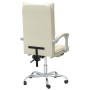 Silla de oficina reclinable cuero sintético crema de vidaXL, Sillas de oficina - Ref: Foro24-349756, Precio: 110,34 €, Descue...