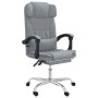 Silla de oficina reclinable con masaje de tela gris claro de vidaXL, Sillas de oficina - Ref: Foro24-349741, Precio: 114,09 €...