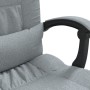 Silla de oficina reclinable con masaje de tela gris claro de vidaXL, Sillas de oficina - Ref: Foro24-349741, Precio: 114,09 €...