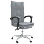 Light Gray Fabric Reclining Office Chair by vidaXL, Office chairs - Ref: Foro24-349751, Price: 86,16 €, Discount: %