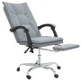 Light Gray Fabric Reclining Office Chair by vidaXL, Office chairs - Ref: Foro24-349751, Price: 86,16 €, Discount: %