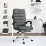 Silla de oficina reclinable con masaje de tela gris oscuro de vidaXL, Sillas de oficina - Ref: Foro24-349726, Precio: 91,28 €...