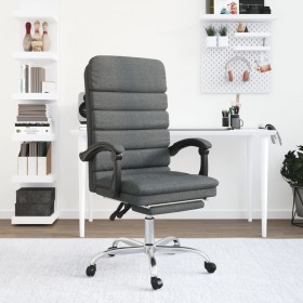 Dark Gray Fabric Massage Reclining Office Chair by vidaXL, Office chairs - Ref: Foro24-349726, Price: 91,99 €, Discount: %