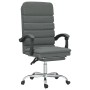 Silla de oficina reclinable con masaje de tela gris oscuro de vidaXL, Sillas de oficina - Ref: Foro24-349726, Precio: 91,28 €...