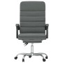 Silla de oficina reclinable con masaje de tela gris oscuro de vidaXL, Sillas de oficina - Ref: Foro24-349726, Precio: 91,28 €...