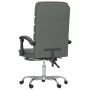 Silla de oficina reclinable con masaje de tela gris oscuro de vidaXL, Sillas de oficina - Ref: Foro24-349726, Precio: 91,28 €...