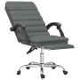 Silla de oficina reclinable con masaje de tela gris oscuro de vidaXL, Sillas de oficina - Ref: Foro24-349726, Precio: 91,28 €...