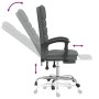 Silla de oficina reclinable con masaje de tela gris oscuro de vidaXL, Sillas de oficina - Ref: Foro24-349726, Precio: 91,28 €...